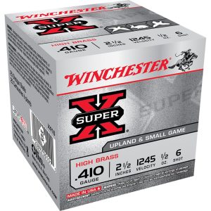 Winchester Super-X High Brass Heavy Game Load 410 ga. 2.5 in. 1/2 oz. 6 Shot 25 rd.