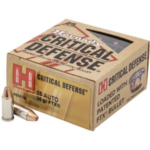 Hornady Critical Defense Handgun Ammo 25 ACP 35 gr. FTX 25 rd.