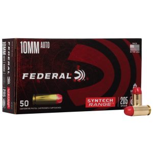 Federal Syntech Range Pistol Ammo 10mm 205 gr. TSJ Syntech Range 50 rd.
