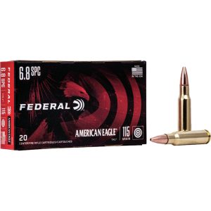 Federal American Eagle Rifle Ammo 6.8 SPC 115 gr. TMJ 20 rd.