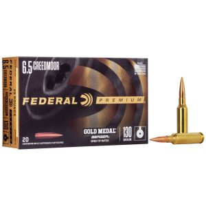 Federal Gold Medal Rifle Ammo 6.5 Creedmoor 140 gr. Centerstrike 20 rd.