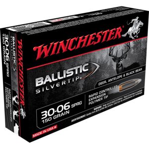 Winchester Ballistic Silvertip Rifle Ammo 30-06 Sprg. 150 gr. Ballistic Silvertip 20 rd.
