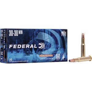 Federal Power-Shok Rifle Ammo 30-30 Win 150 gr. Jacketed Soft Point 20 rd.