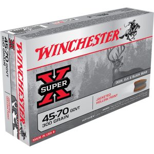 Winchester Super-X Rifle Ammo 45-70 Gov 300 gr. Jacketed Hollow Point 20 rd.
