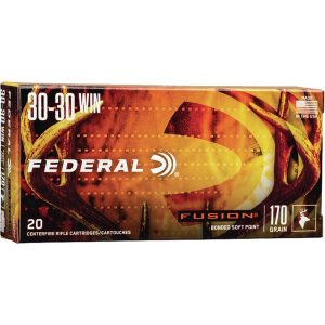 Federal Fusion Rifle Ammo 30-30 Win 130 gr. Fusion Soft Point 20 rd.