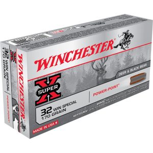 Winchester Super-X Rifle Ammo 32 Win Special 170 gr. Power-Point 20 rd.