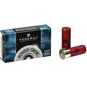 Federal Power-Shok Load 12 Gauge 3 in. 41 Pellets 4 Shot 5 rd.