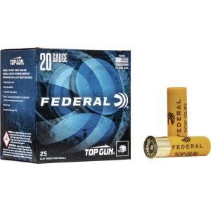 Federal Top Gun Shotgun Ammo 20 Gauge 2.75 in. 7/8 oz. 7.5 Shot 25 rd.