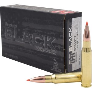 HRNDY BLACK 308WIN 168GR AMAX 20/200