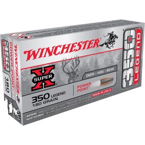 Winchester Super-X Rifle Ammo 350 Legend 180 gr. Power-Point 20 rd.
