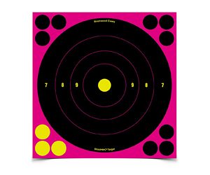 B/C SHT-N-C BULLSEYE TGT PINK 6-8"