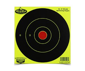 Dirty Bird 6 Inch Yellow Round Target