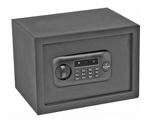 Bulldog Medium Digital Pistol Vault Black with Shelf