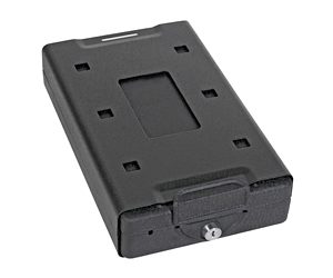 Bulldog Car Vault with Mounting Bracket and Cable Black 8.7x6x2 in.