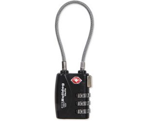 BULLDOG TSA LOCK W/STL CABLE NON-CA