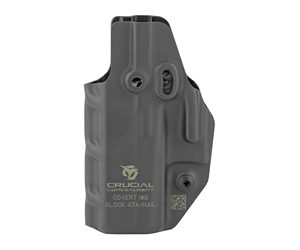 CRUCIAL IWB FOR GLOCK 43/43X AMBI BK