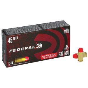 Federal Syntech Range Pistol Ammo 45 ACP 230 gr. TSJ 50 rd.