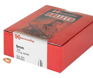 HRNDY HAP 9MM .355 115GR 500CT