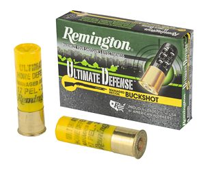 Remington Ultimate Defense Buckshot Loads 20 ga. 2.75 in. 17 Pellet 3 Buck 5 rd.