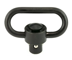 UTG BUTTON QD SLING SWIVEL 1.38" BLK