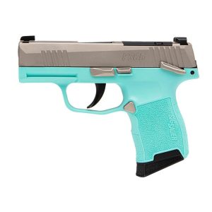 SIG P365 380ACP 3.1 OR NICKEL/TURQUOISE 10RD